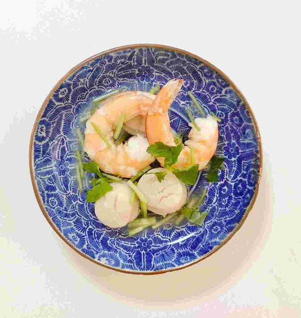 【無塩】えびと帆立の香味ソース